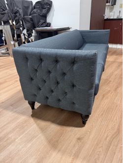 Slate Blue Couch