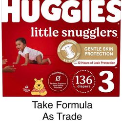 Size 3 Huggies Little Snugglers Diapers Pañales 