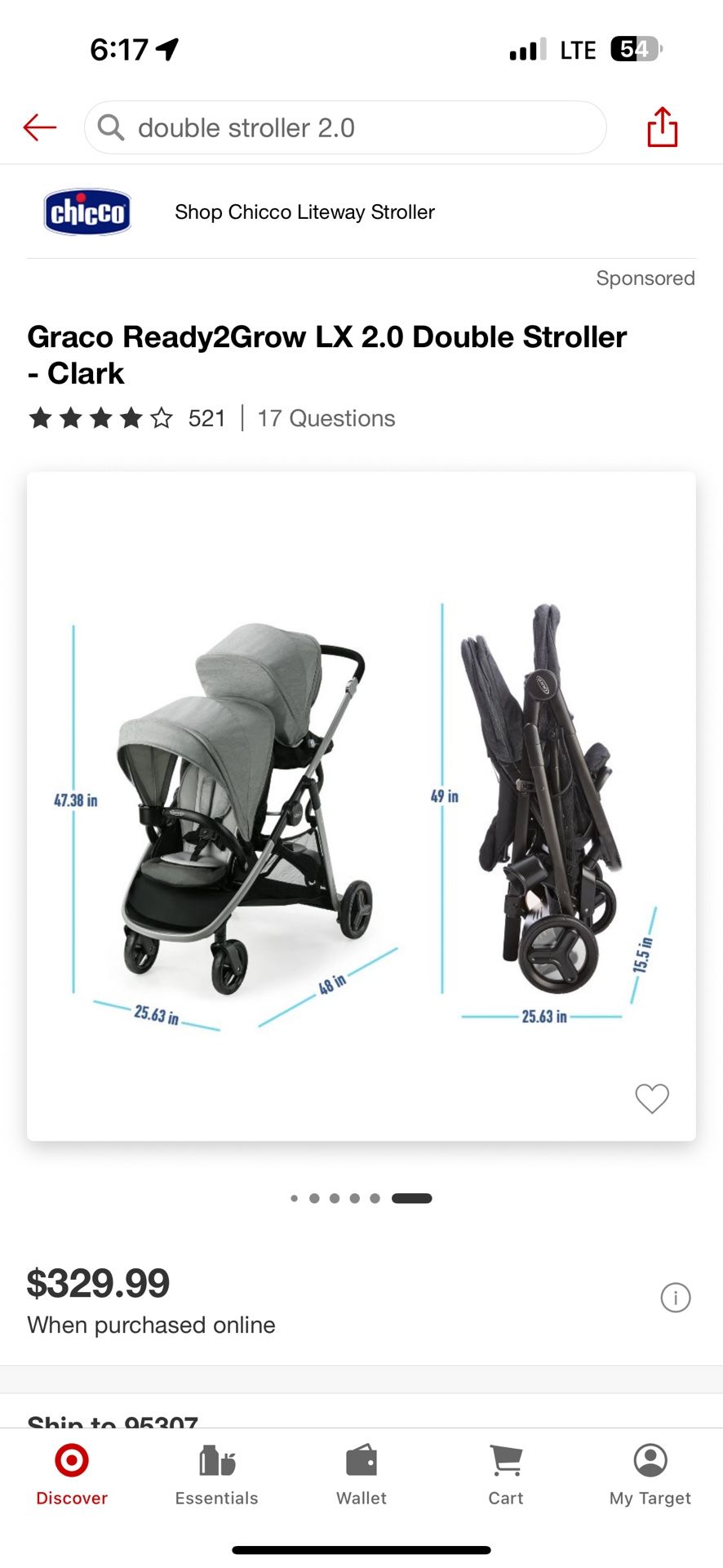 Graco Double Stroller 2.0