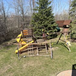 Rainbow Swing Set