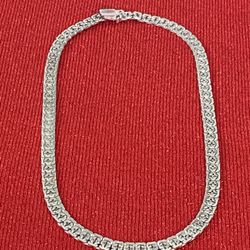 925 SILVER WOMEN NECKLACE 16” W1/4 