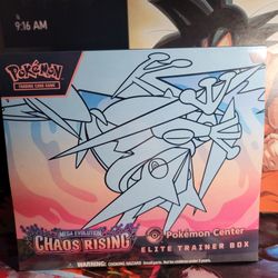 Pokemon Chaos Rising Pokemon Center Elite Trainer Box
