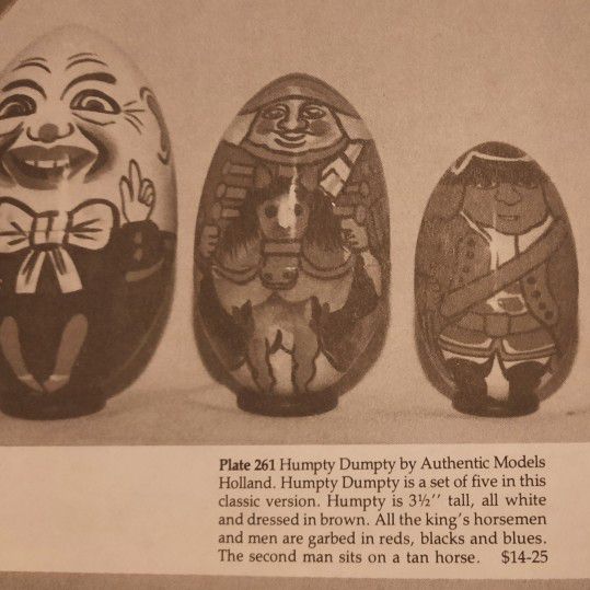 Antique Humpty Dumpty Russian Nesting Dolls