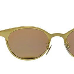 Gucci GG0068S 001 Oval Titanium Full Rim Mens Sunglasses 40☐20-140
