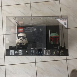Lego StarWars Target Store Display Exclusive Very Rare All 3 helmets Retired Incredible Condition On And Off Switch Motion Sensor Working Lights $1250
