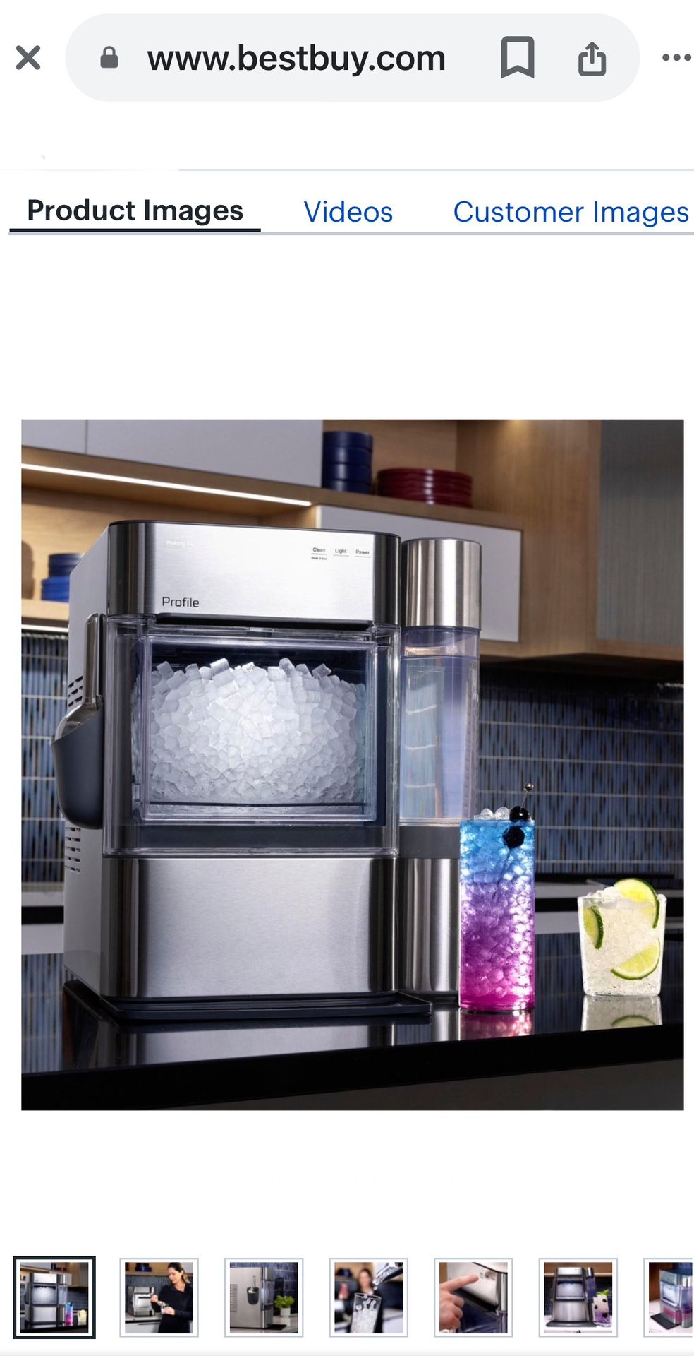 GE Profile™ Opal™ 2.0 Nugget Ice Maker with 1 gallon XL side tank Model #XPIOX3SCSS Brand New in Box