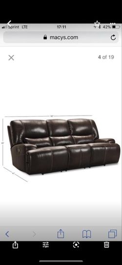 Macys recliner sofa couch