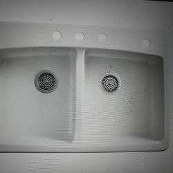 New Kohler Brookfield Cast Iron Sink 