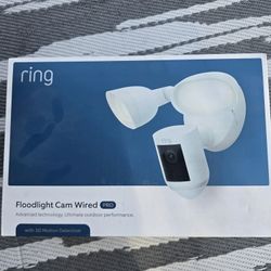 Ring Floodlight Cam Wired (PRO) with 3D Motion Detection $75 