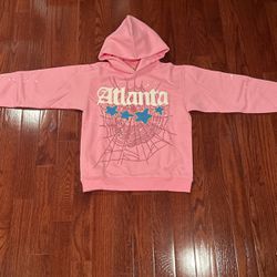 Pink Atlanta Sp5der Hoodie