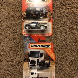 Matchbox construction trucks