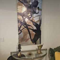 Canvas Painting  59x29   X2 Frame