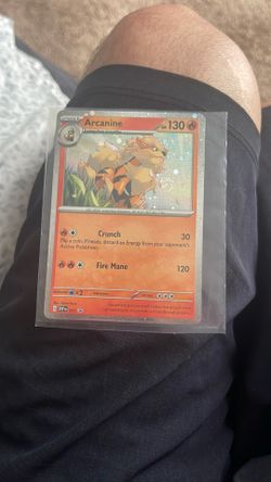 Arcanine Promo Card  With Multiple Holo Swirls 
