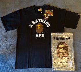 A Bathing Ape T Shirt - Black - Large