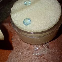 Natural Aquamarine Faceted Gemstones 