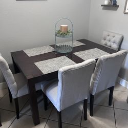 Dining Table With 4 Chairs And Bench