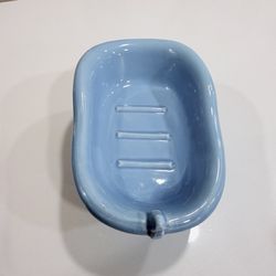 Blue Soap Dish Stunning.