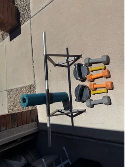 Pullup Bar + Gym Equipment