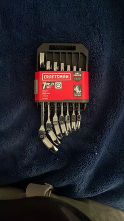 Craftsman 7pc Ratcheting Flex Head Wrench Set 