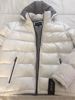 🥶🥶🥶White Men's Super Warm Hooded Puffer Coat🥶🥶🥶