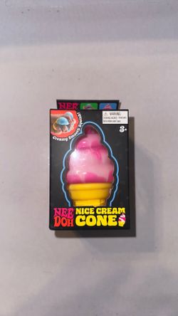 Needoh ice cream cone pink