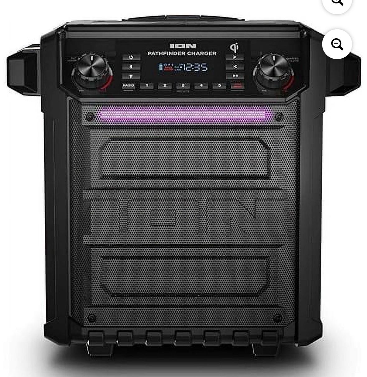 ION Speaker With Bluetooth Wireless Charging