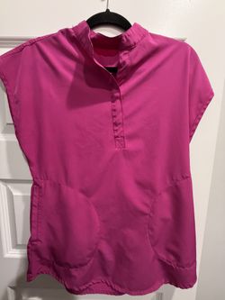 Fuchsia Scrub Top (Small)
