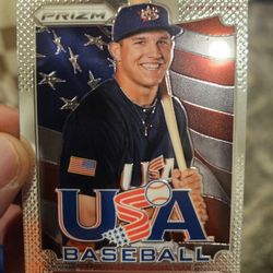 Mike Trout Prizm USA Card