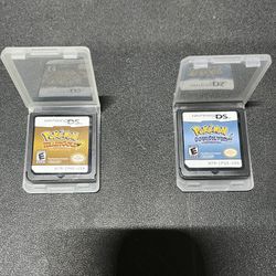 •Pokémon HeartGold & SoulSilver For Nintendo DS• (Both For 60$)