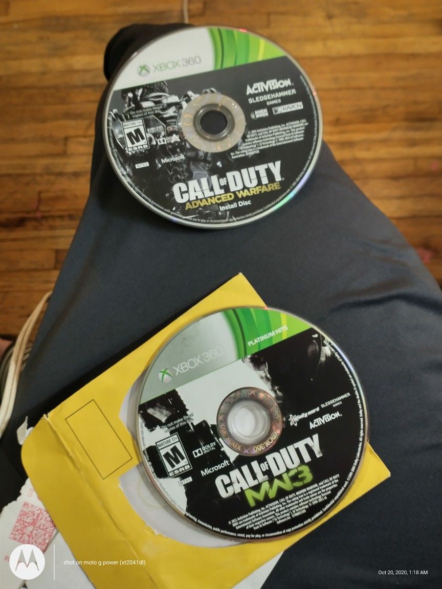 Call of duty MW3 & CALL of duty advanced warfare