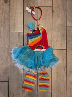 Rainbow costume size XS extra small