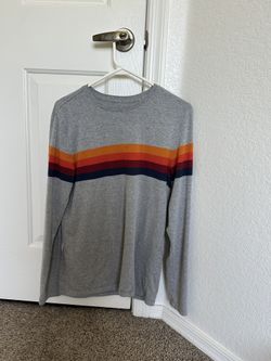 Target grey striped color longsleeve t shirt size men’s small