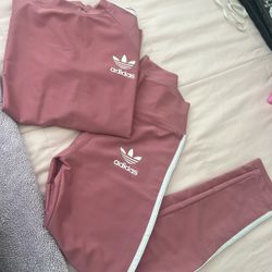 adidas girls track suit