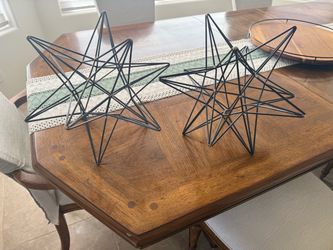 METAL DECORATIVE STARS (2)