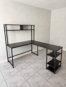 L shaped desk