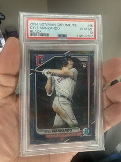 Bowman Chrome Sapphire Kyle Manzardo /10