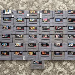 Super Nintendo Games 15 Each