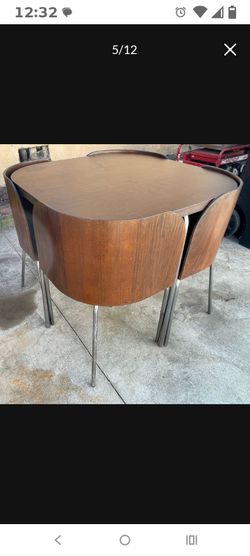 Vintage ikea fusion dining table and chairs