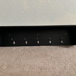 5-hook Wall Shelf