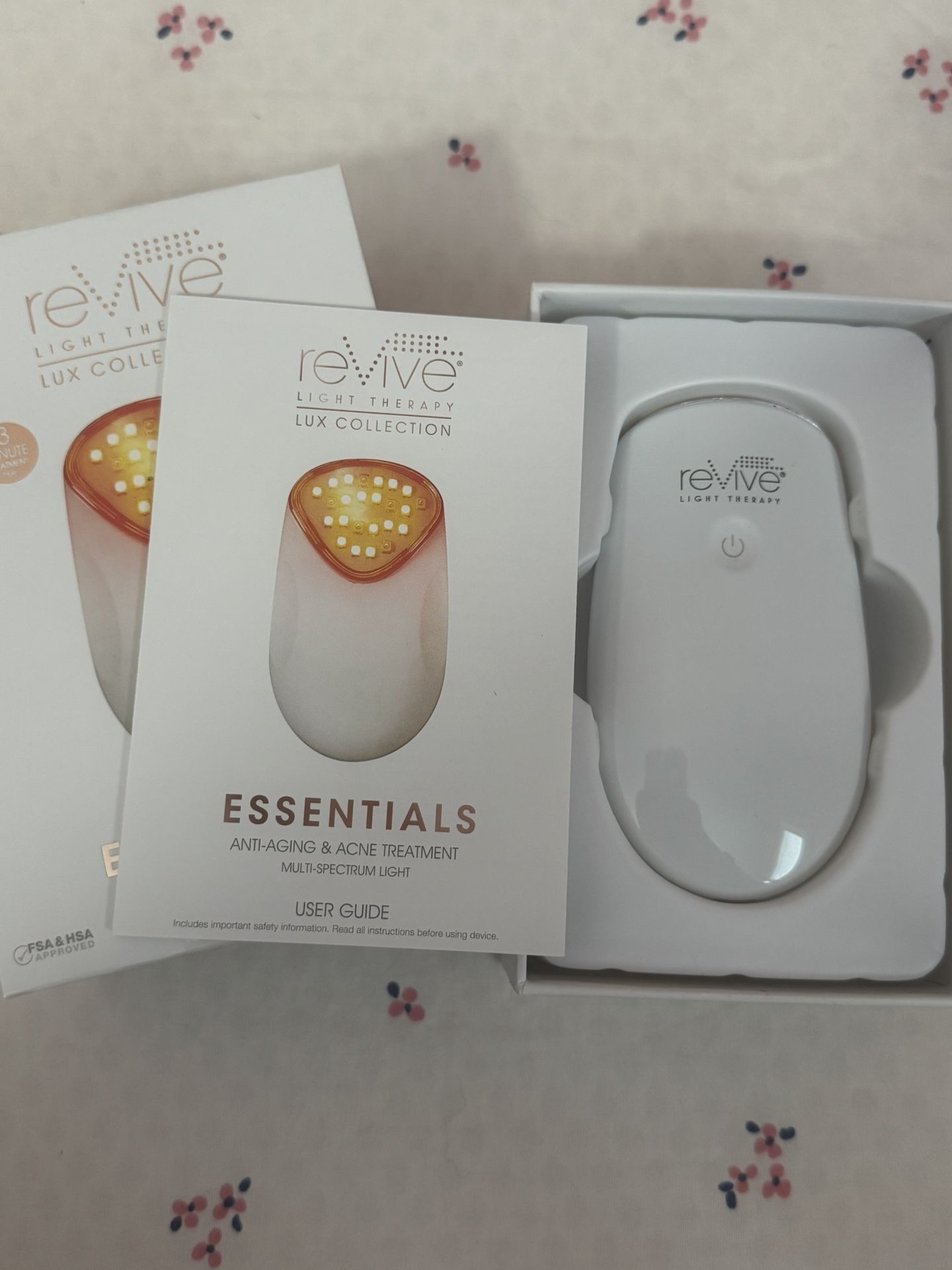 reViveq LED Light Therapy LUX Essentials Device for Acne