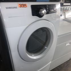 White Samsung Stand Up Dryer 