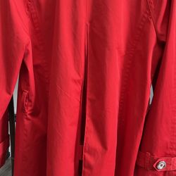 Red Michael Kors trench coat Size Medium -$40