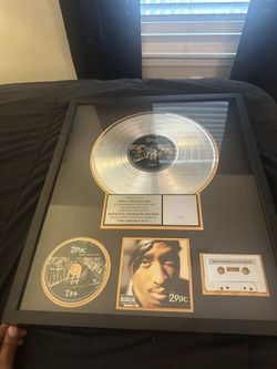 2pacs  RIAA  Certified Multi Platinum Award 