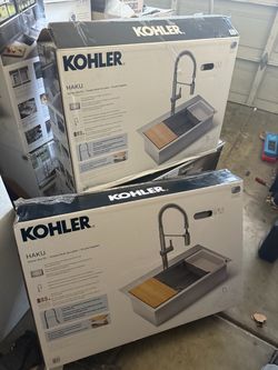 Kohler Haku Sink Kit NEW OPEN BOX! MUST BUY 2 FOR PRICE!