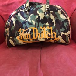 Von Dutch camo tote bag