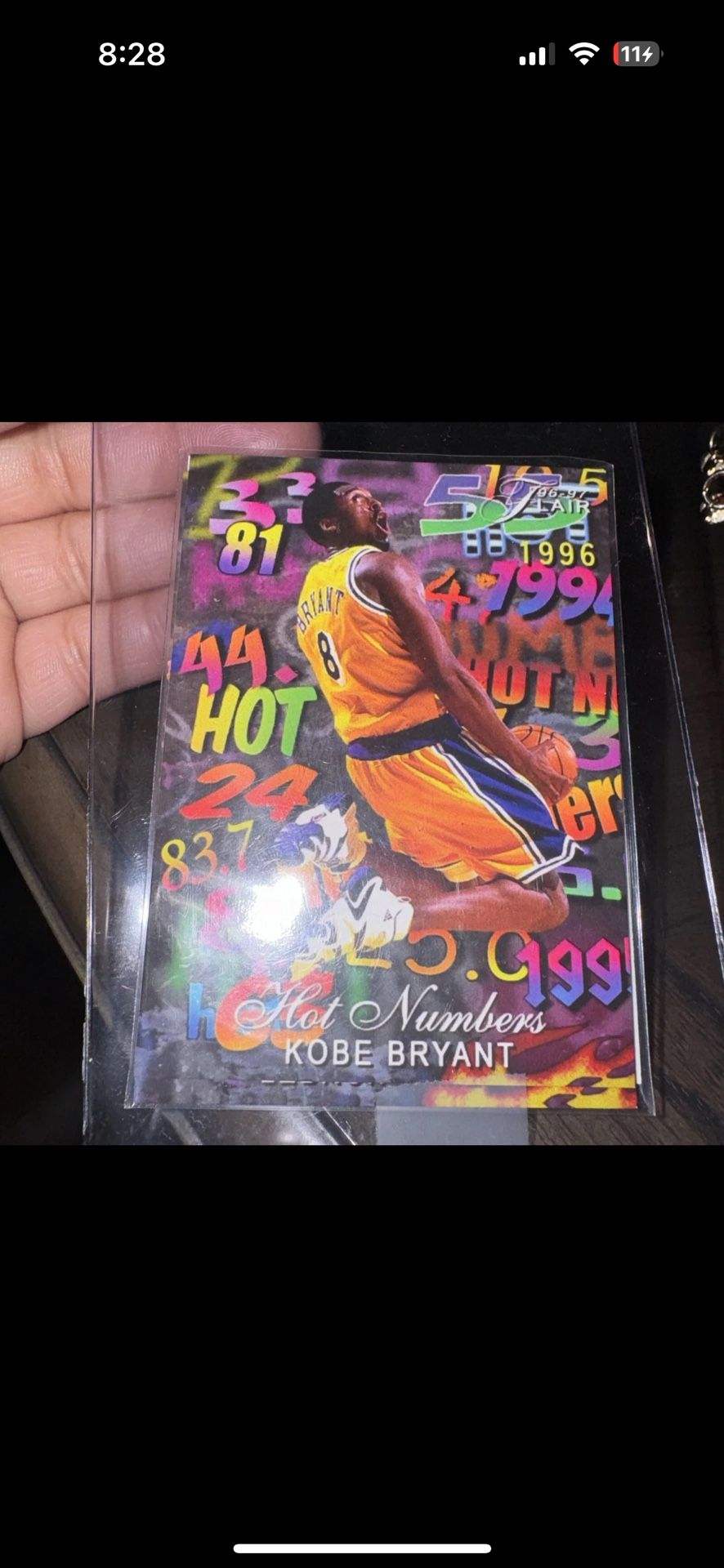 1996-97 Flair Hot Numbers KOBE BRYANT RC - Limited - Novelty