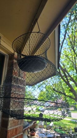 Fishing antique basket