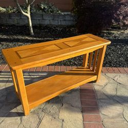 Wood Entryway Table