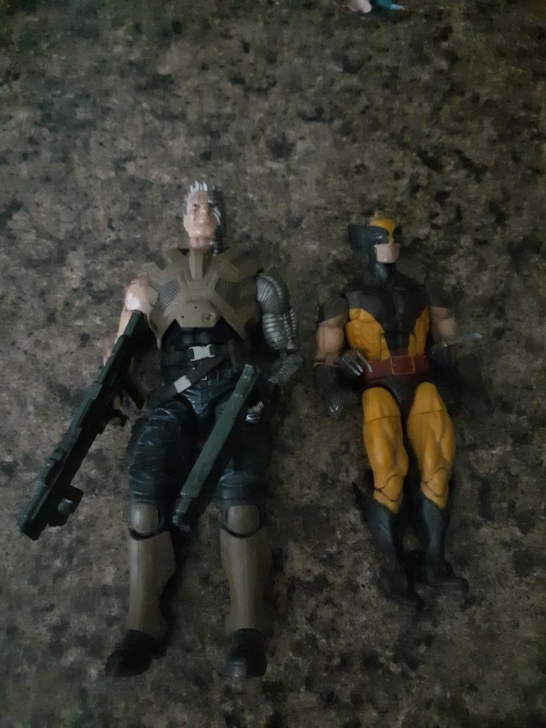 Two action figures