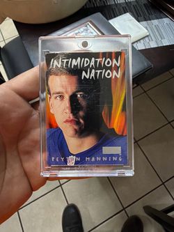Peyton Manning Intimidation Nation Football Card